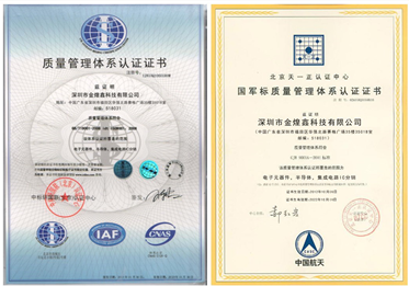 質(zhì)量認(rèn)證證書(shū)